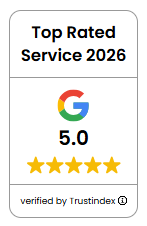 Top Rated Service 2026 — 5.0 en Google